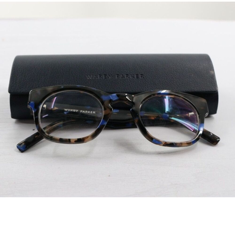 Warby Parker Tanzanite Tortoise Frames and Case